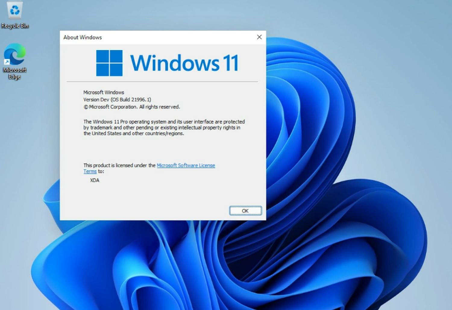 Windows 11? Et skærmskud fra det nye Windows 11? Spekulationer on en ny udgave af Windows løber løbsk.